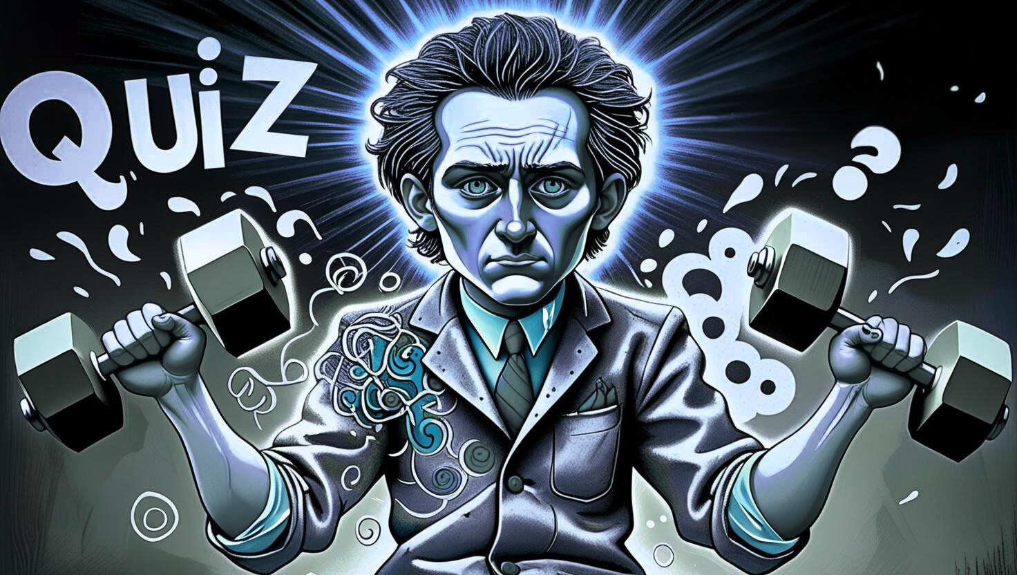 Banner-Bild Mann trainiert bei Quiz - E-Commerce